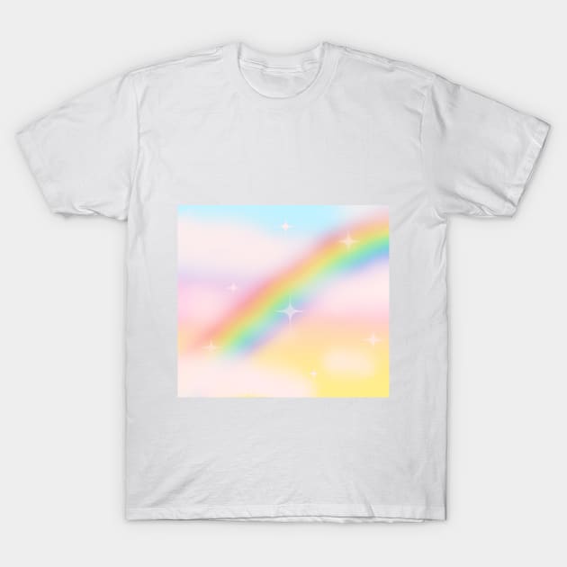 rainbow sunset T-Shirt by peachy moon